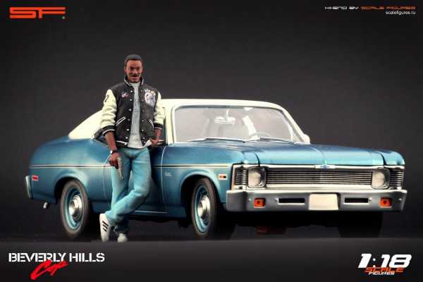 1:18 Beverly Hills Cop Eddie Murphy Figur ohne AUTO !!